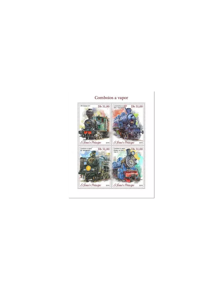 n° 6534/6537 - Timbre SAINT-THOMAS ET PRINCE Poste
