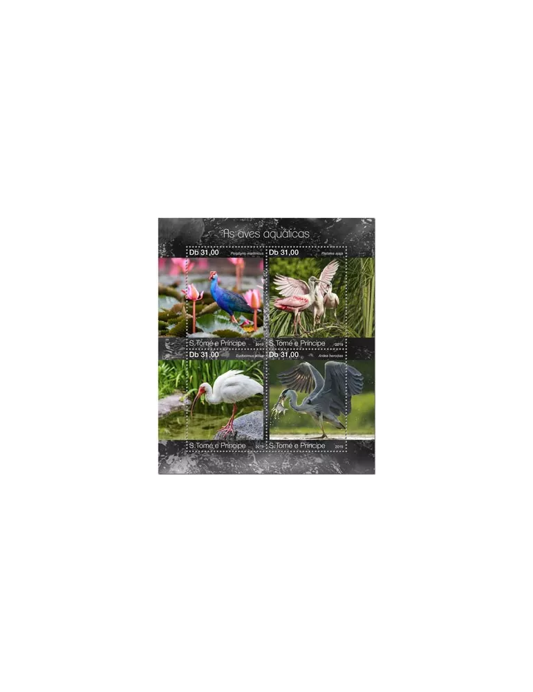 n° 6538/6541 - Timbre SAINT-THOMAS ET PRINCE Poste