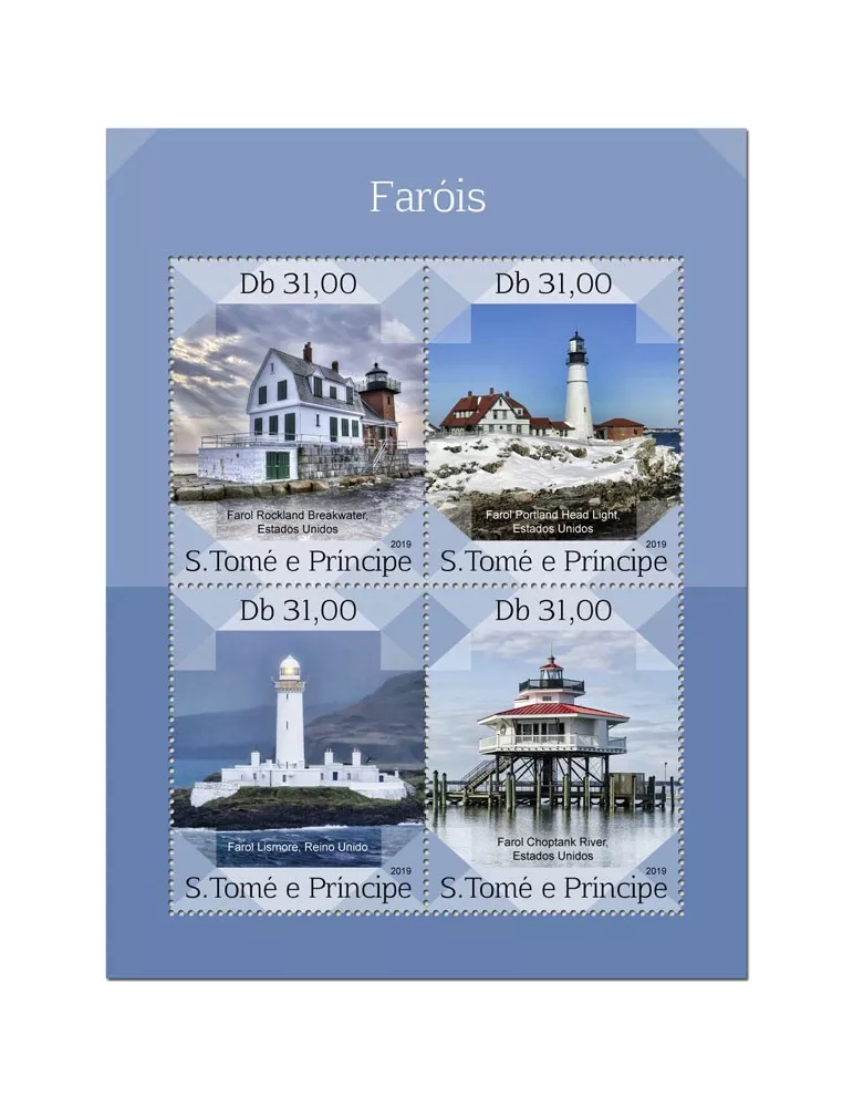 n° 6584/6587 - Timbre SAINT-THOMAS ET PRINCE Poste