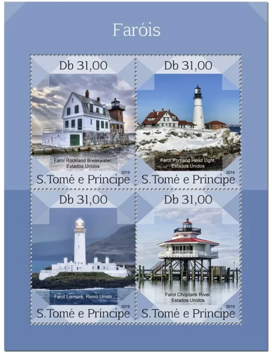 n° 6584/6587 - Timbre SAINT-THOMAS ET PRINCE Poste
