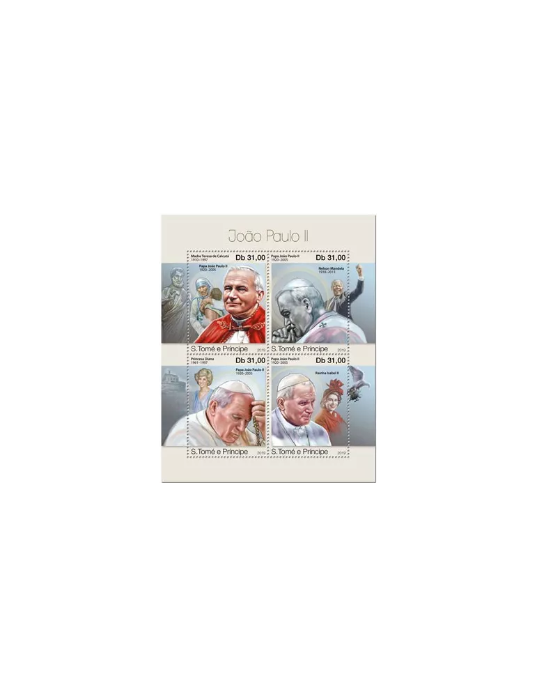 n° 6683/6686 - Timbre SAINT-THOMAS ET PRINCE Poste