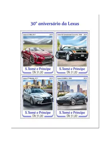 n° 6731/6734 - Timbre SAINT-THOMAS ET PRINCE Poste