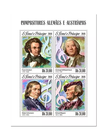 n° 6807/6810 - Timbre SAINT-THOMAS ET PRINCE Poste
