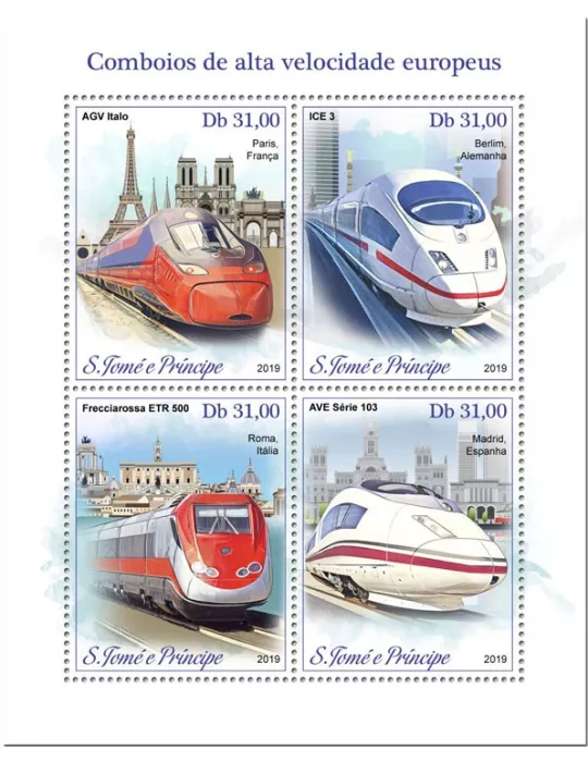 n° 6852/6855 - Timbre SAINT-THOMAS ET PRINCE Poste