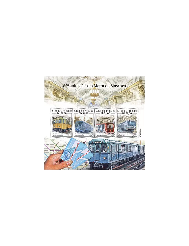 n° 6996/6999  - Timbre SAINT-THOMAS ET PRINCE Poste
