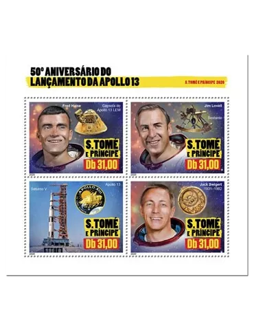 n° 7036/7039  - Timbre SAINT-THOMAS ET PRINCE Poste