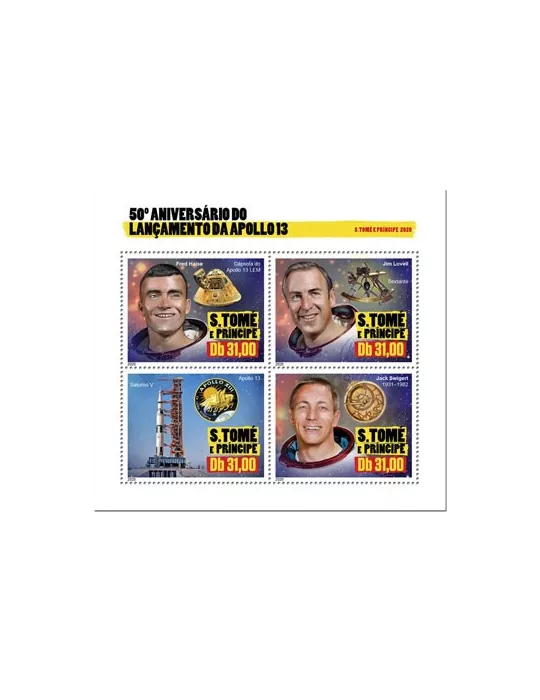 n° 7036/7039  - Timbre SAINT-THOMAS ET PRINCE Poste