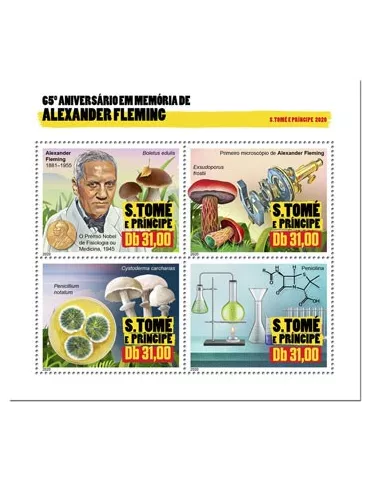 n° 7052/7055  - Timbre SAINT-THOMAS ET PRINCE Poste