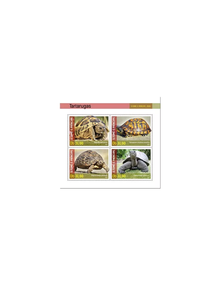 n° 7072/7075  - Timbre SAINT-THOMAS ET PRINCE Poste