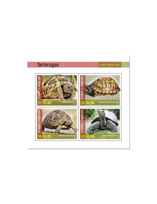 n° 7072/7075  - Timbre SAINT-THOMAS ET PRINCE Poste