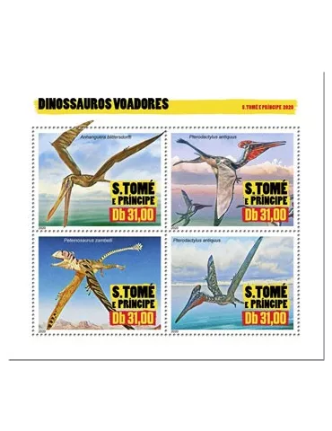 n° 7076/7079  - Timbre SAINT-THOMAS ET PRINCE Poste