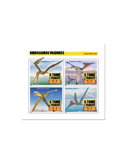 n° 7076/7079  - Timbre SAINT-THOMAS ET PRINCE Poste