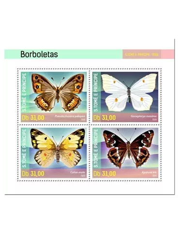 n° 7080/7083  - Timbre SAINT-THOMAS ET PRINCE Poste