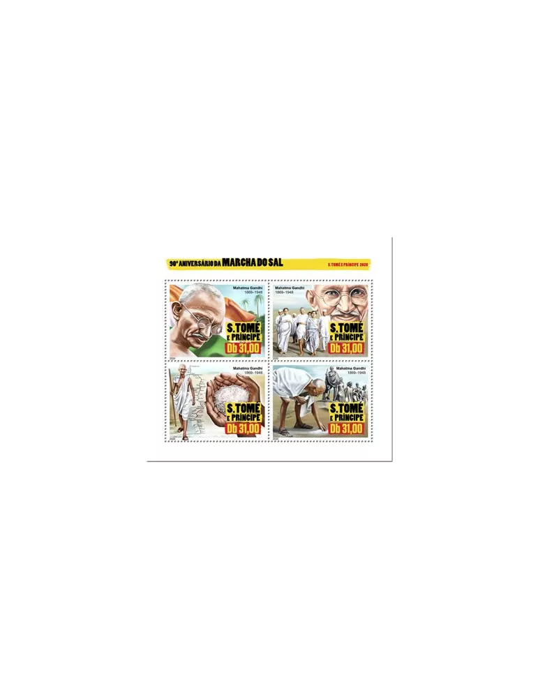 n° 7088/7091  - Timbre SAINT-THOMAS ET PRINCE Poste