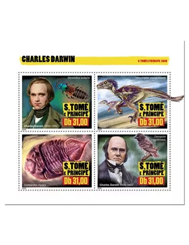 n° 7092/7095  - Timbre SAINT-THOMAS ET PRINCE Poste