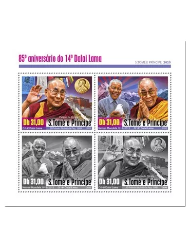 n° 7100/7103  - Timbre SAINT-THOMAS ET PRINCE Poste