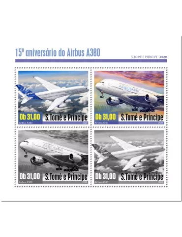 n° 7108/7111  - Timbre SAINT-THOMAS ET PRINCE Poste