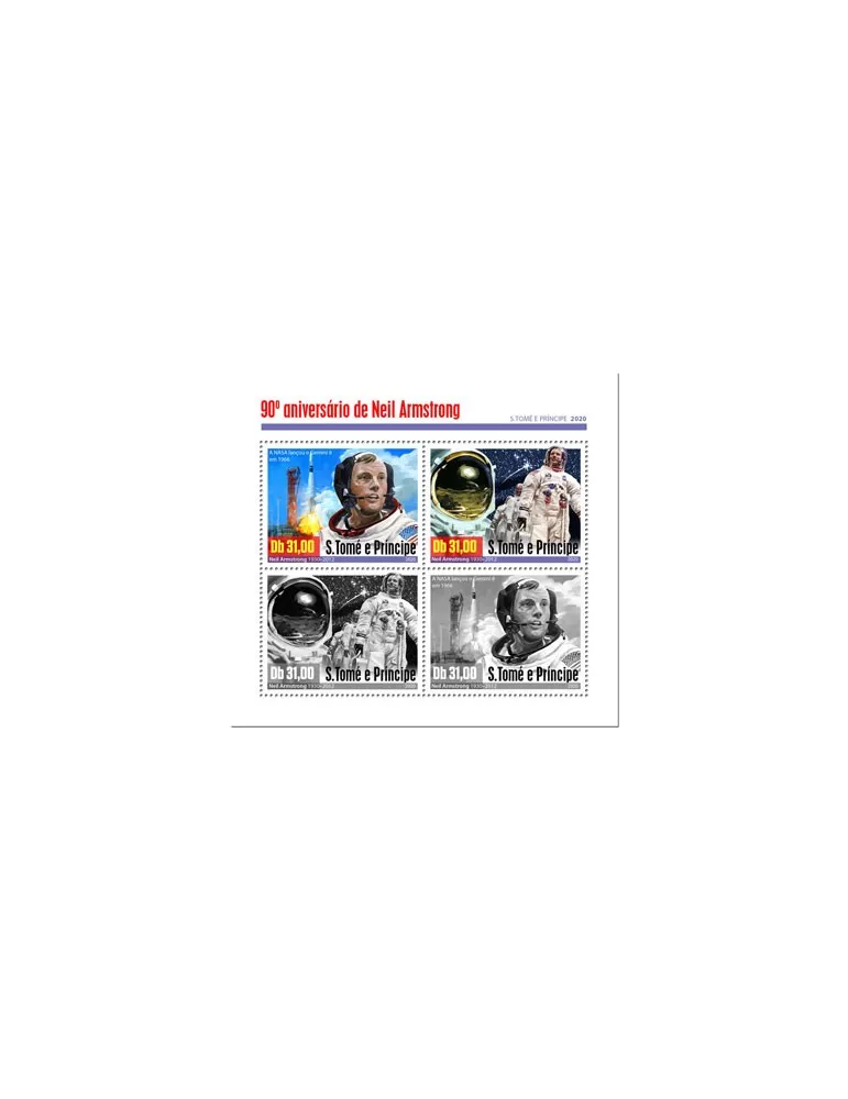 n° 7112/7115  - Timbre SAINT-THOMAS ET PRINCE Poste