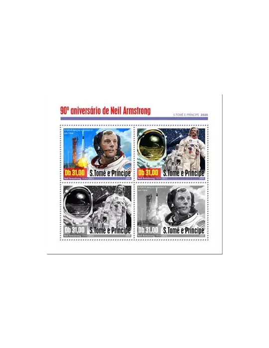 n° 7112/7115  - Timbre SAINT-THOMAS ET PRINCE Poste