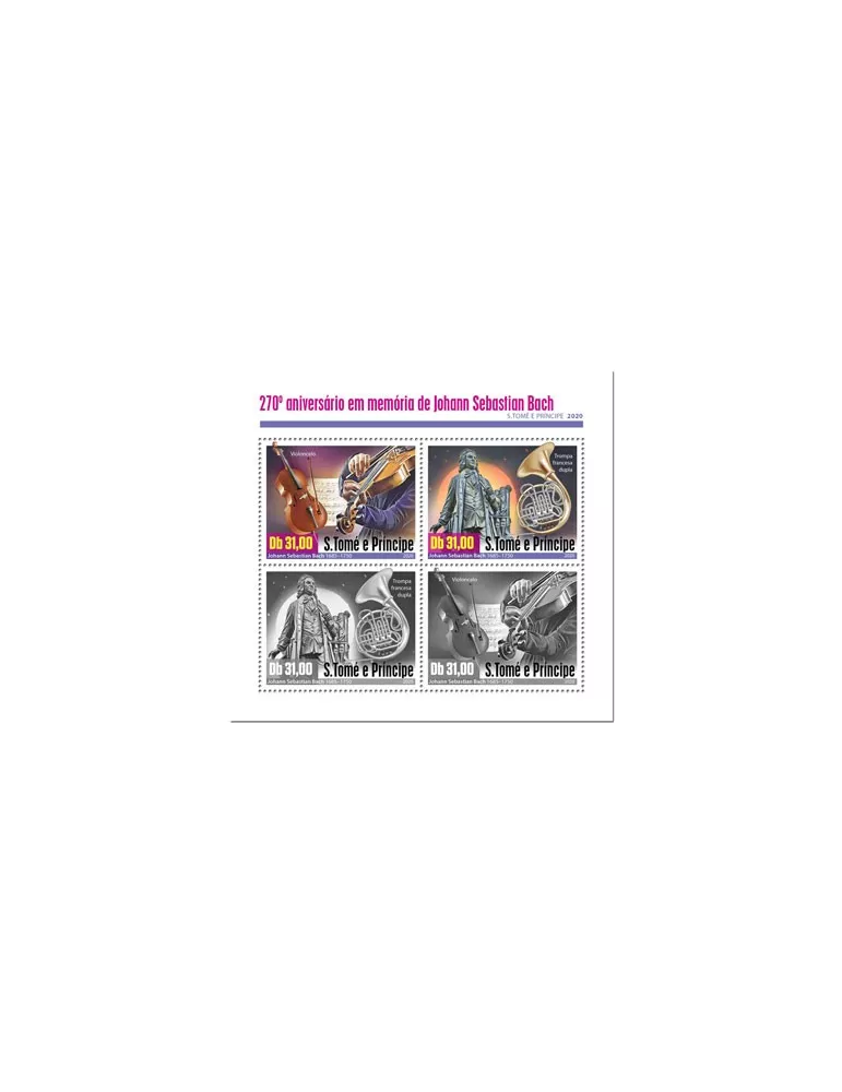 n° 7116/7119  - Timbre SAINT-THOMAS ET PRINCE Poste