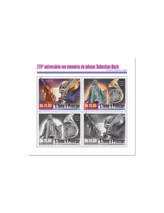 n° 7116/7119  - Timbre SAINT-THOMAS ET PRINCE Poste