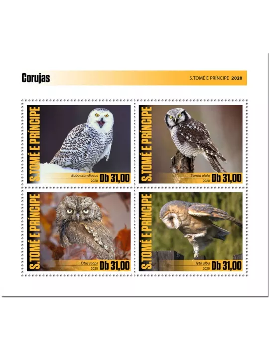 n° 7140/7143  - Timbre SAINT-THOMAS ET PRINCE Poste