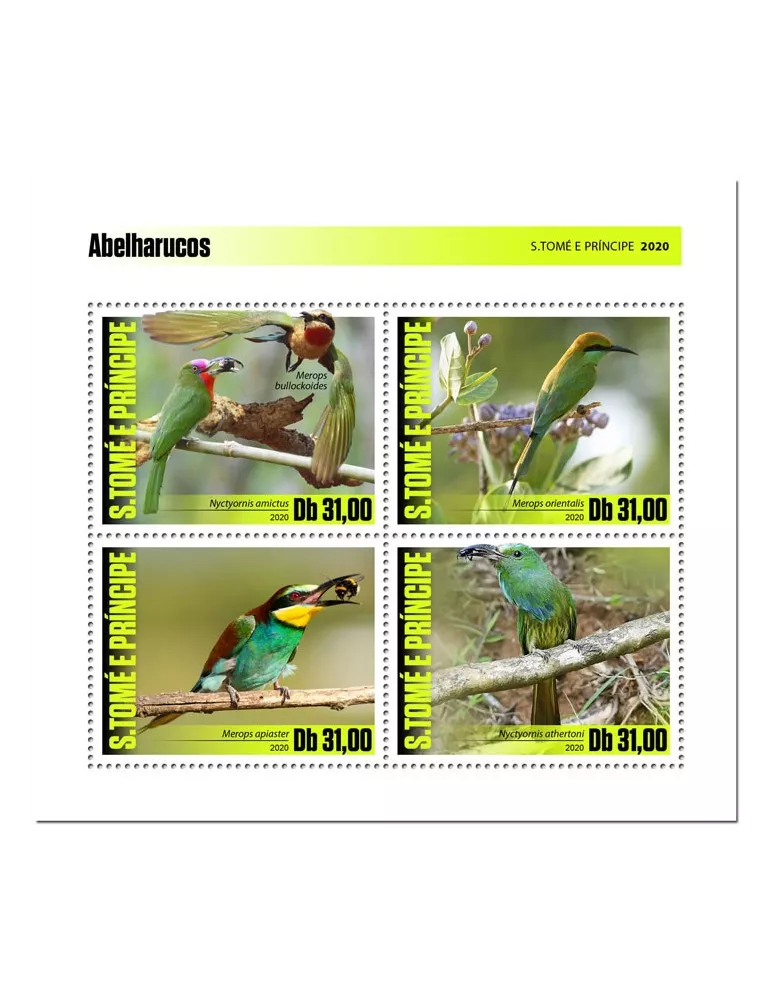 n° 7148/7151  - Timbre SAINT-THOMAS ET PRINCE Poste