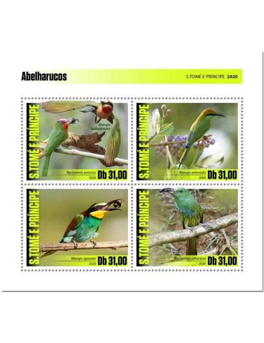 n° 7148/7151  - Timbre SAINT-THOMAS ET PRINCE Poste