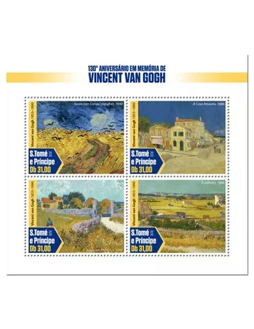 n° 7162/7165  - Timbre SAINT-THOMAS ET PRINCE Poste