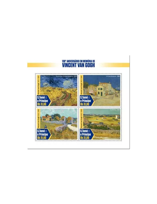 n° 7162/7165  - Timbre SAINT-THOMAS ET PRINCE Poste