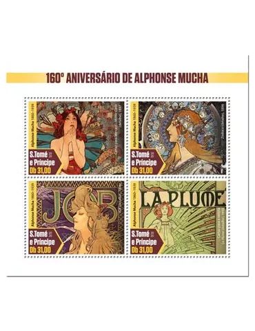 n° 7166/7169  - Timbre SAINT-THOMAS ET PRINCE Poste