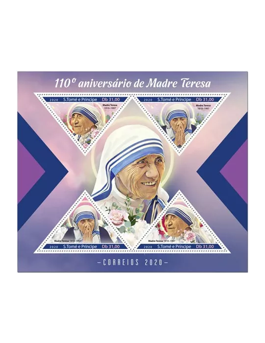 n° 7174/7177  - Timbre SAINT-THOMAS ET PRINCE Poste