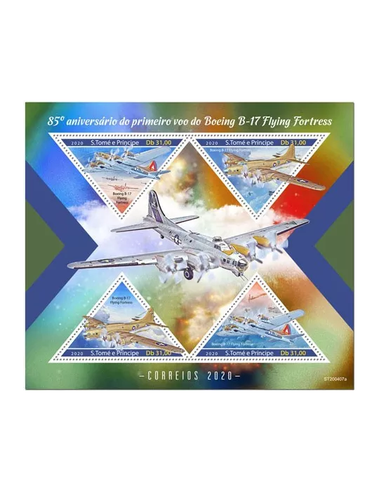 n° 7182/7185  - Timbre SAINT-THOMAS ET PRINCE Poste