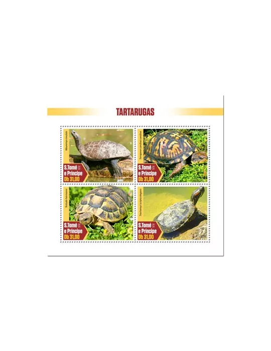 n° 7210/7213  - Timbre SAINT-THOMAS ET PRINCE Poste