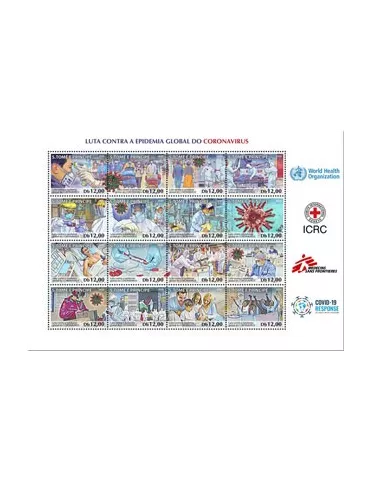 n° 7218/7233  - Timbre SAINT-THOMAS ET PRINCE Poste
