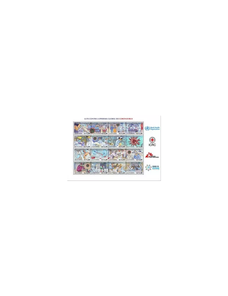 n° 7218/7233  - Timbre SAINT-THOMAS ET PRINCE Poste