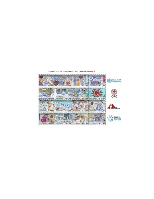 n° 7218/7233  - Timbre SAINT-THOMAS ET PRINCE Poste
