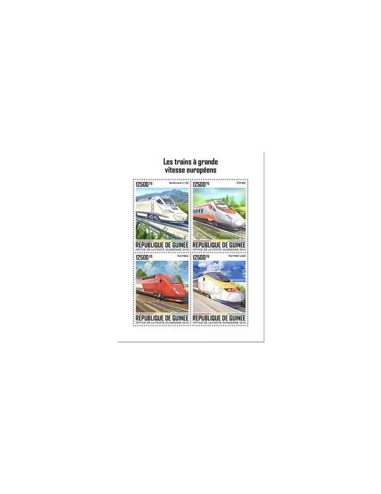 n° 10167/10170 - Timbre GUINEE Poste