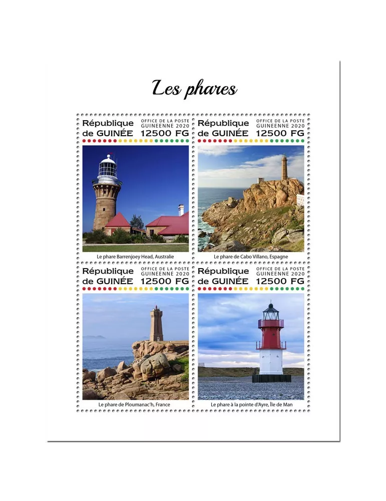 n° 10259/10262  - Timbre GUINEE Poste