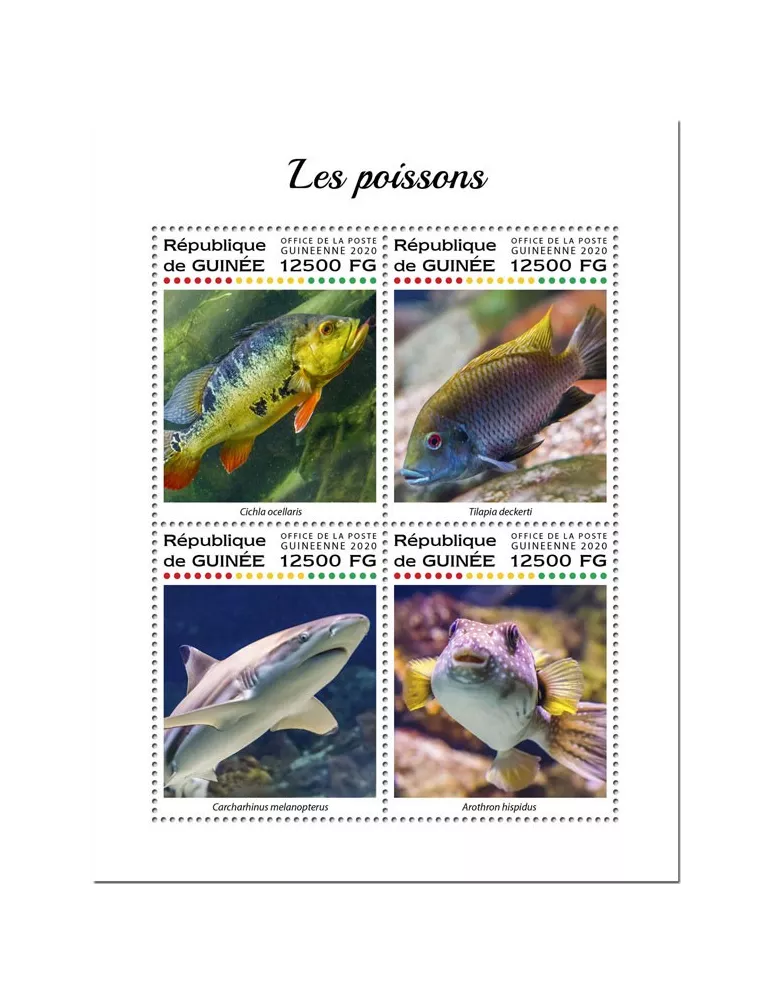 n° 10275/10278  - Timbre GUINEE Poste