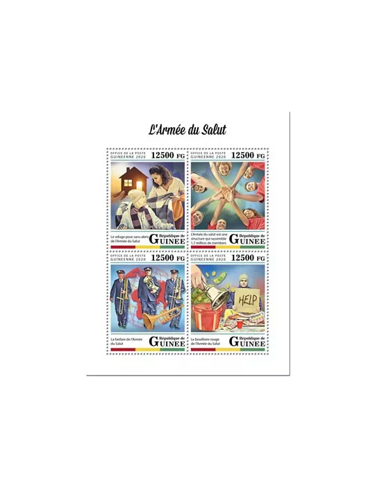 n° 10359/10362  - Timbre GUINEE Poste
