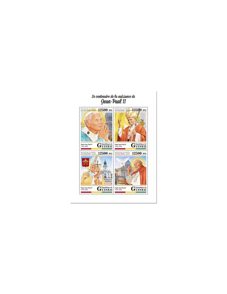 n° 10363/10366  - Timbre GUINEE Poste