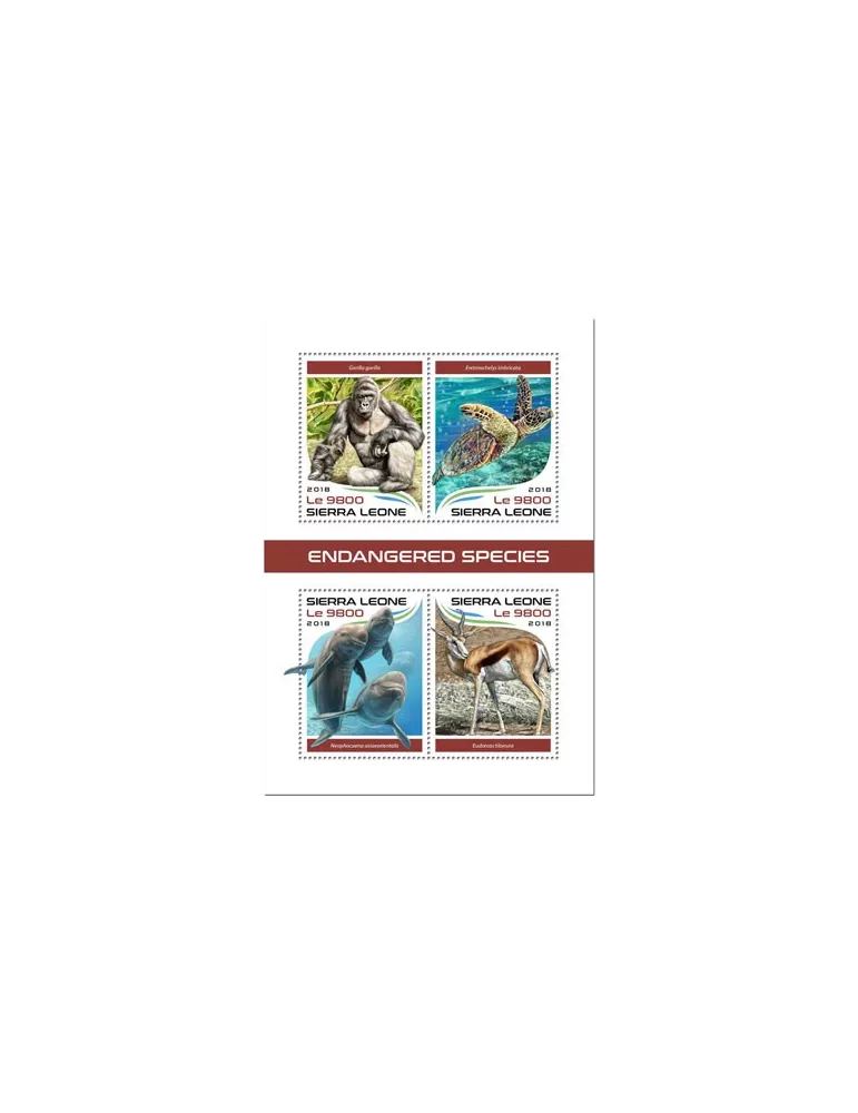 n° 7829/7832 - Timbre SIERRA LEONE Poste