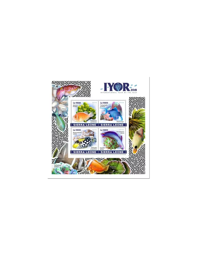 n° 7965/7968 - Timbre SIERRA LEONE Poste