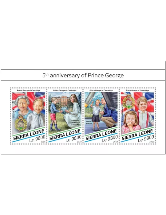 n° 7973/7976 - Timbre SIERRA LEONE Poste