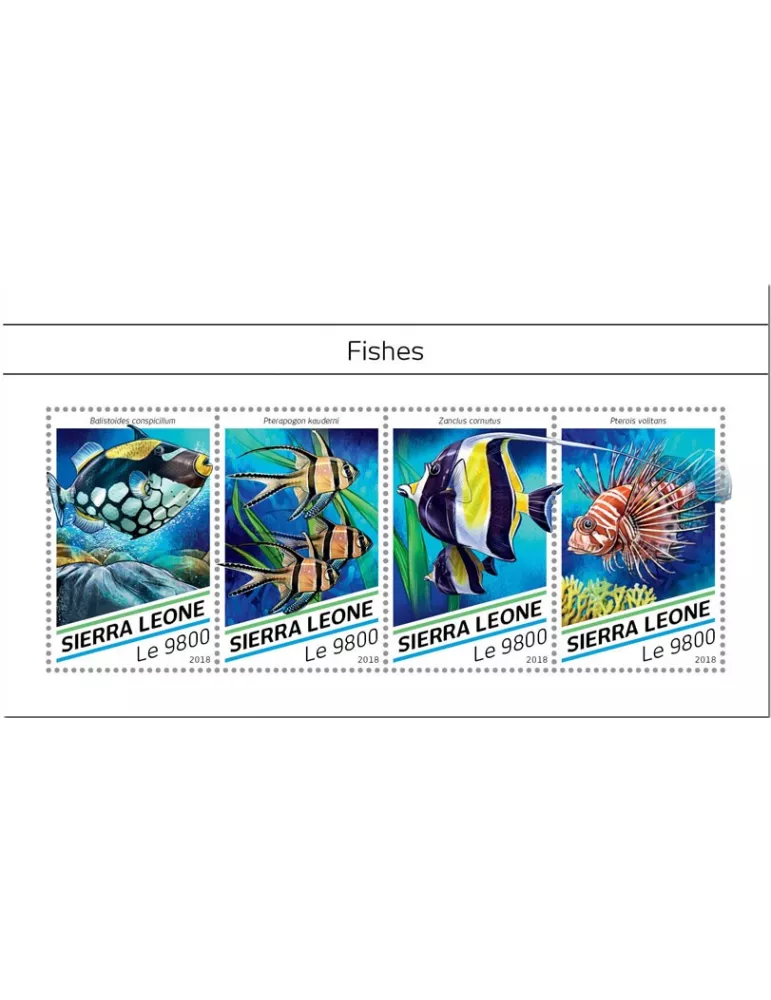 n° 8013/8016 - Timbre SIERRA LEONE Poste