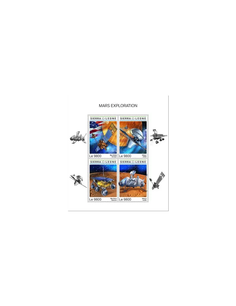 n° 8094/8097 - Timbre SIERRA LEONE Poste