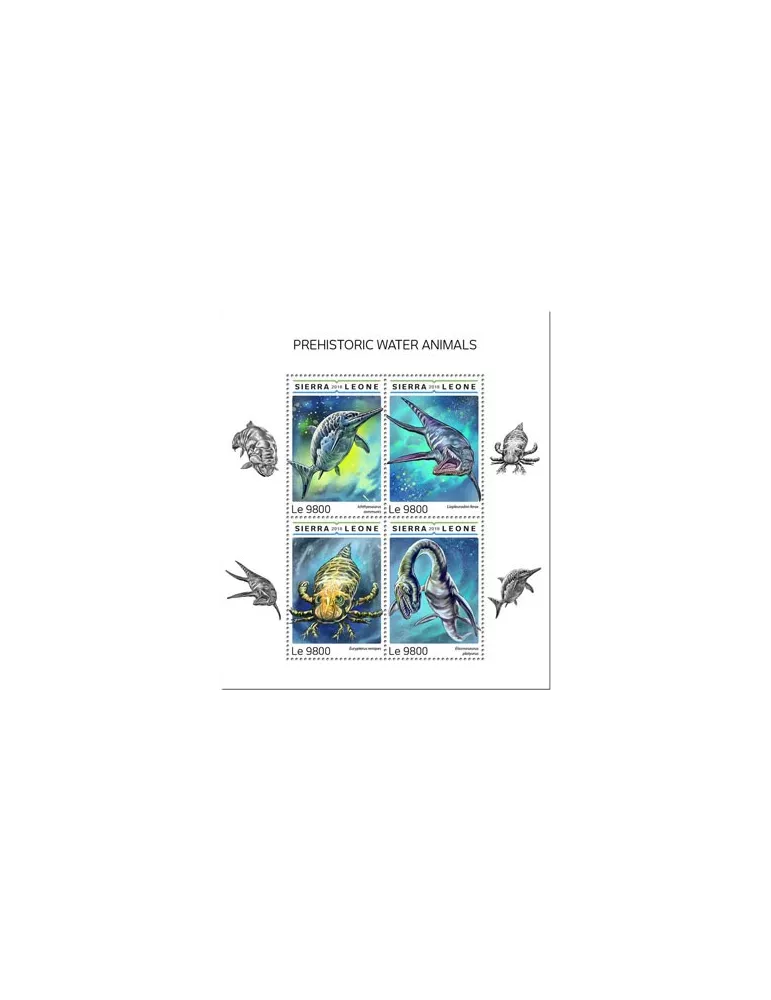 n° 8114/8117 - Timbre SIERRA LEONE Poste