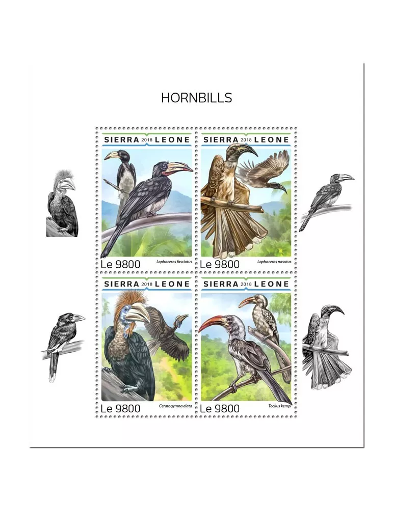 n° 8118/8121 - Timbre SIERRA LEONE Poste