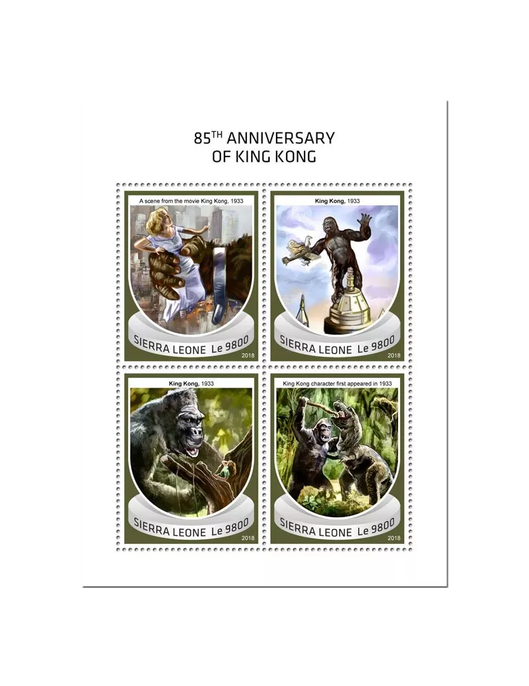 n° 8158/8161 - Timbre SIERRA LEONE Poste